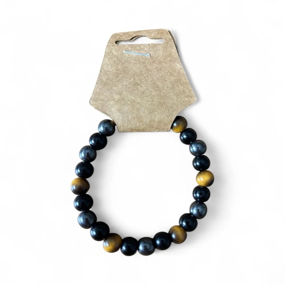 Women’s Healing Stone Bracelet Triple Protection Power, Protection, and Balance